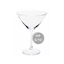 Jogo c/ 12 Taça de Coquetel Cocktail de Cristal Ecológico Gastro Colibri Wolff 280ml