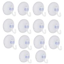 Jogo c/ 14 Ganchos de Parede Ventosa Multiuso Suporta 1kg Jogo c/ 14 Ganchos de Parede Ventosa Multiuso Suporta 1kg