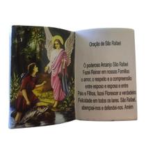 Jogo C/ 2 Mini Livro Oração Arcanjo Rafael 10x7cm - Dicapri. Jogo C/ 2 Mini Livro Oração Arcanjo Rafael 10x7cm - Dicapri.