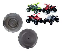 Jogo C/ 2 Rodas Dianteira Do Quadriciclo Polaris Peg-pérego