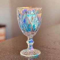 Jogo c/ 2 Taça Diamante Furta Cor 340ML Suco Água Casamento