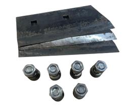 Jogo c/ 3 faca + 6 parafuso - maquinas guarnieri mg250