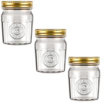 Jogo C/3 Pote Americano Nadir Vintage 500ml P/mantimentos
