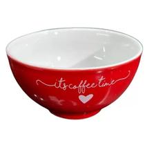 Jogo C/4 Bowls Lamour Porcelana Tigela Redondo Sorvete 440ml