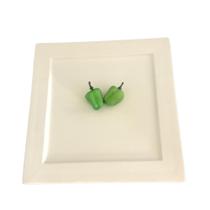 Jogo c/ 4 Pratos Quadrados 25x25 Porcelana - Bordas Linhas