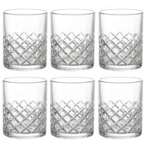 Jogo C/ 6 Copos Baixos Berlim Clear 320ml Resistente Bar Restaurante Drinks Bebidas