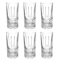 Jogo c/ 6 Copos de Vidro Alto 360ml Adhara P/ Suco Agua Refrigerante Drinks Jogo c/ 6 Copos de Vidro Alto 360ml Adhara P/ Suco Agua Refrigerante Drinks