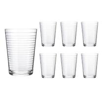 Jogo C/6 Copos De Vidro Arizona Transparente 200ml - PRATICASA