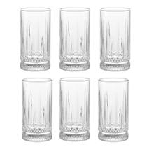 Jogo C/6 Copos de Vidro Esplendor Alto Longo Drink 460ml Bebidas Água Suco Jogo C/6 Copos de Vidro Esplendor Alto Longo Drink 460ml Bebidas Água Suco