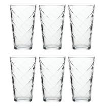 Jogo C/ 6 Copos de Vidro Vitrage 480ml Luxo Bebidas Água Suco Jogo C/ 6 Copos de Vidro Vitrage 480ml Luxo Bebidas Água Suco