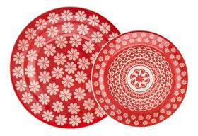 Jogo C/6 Pratos Fundos E 6 Sobremesa Floreal Renda Oxford Jogo C/6 Pratos Fundos E 6 Sobremesa Floreal Renda Oxford