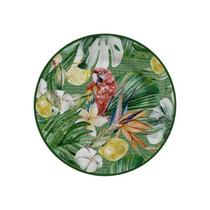 Jogo c/6 pratos sobremesa alleanza paraíso tropical 1linha