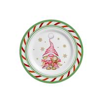 Jogo c/6 pratos sobremesa magia dos duendes alleanza 1linha