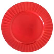 Jogo C/6 Sousplats Mod.Plissado 33cm -SALDÃO.