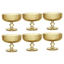 Jogo C/ 6 Taças de Sobremesa Versalhes Âmbar 310ml Cozinha Restaurante Mesa Posta Jogo C/ 6 Taças de Sobremesa Versalhes Âmbar 310ml Cozinha Restaurante Mesa Posta