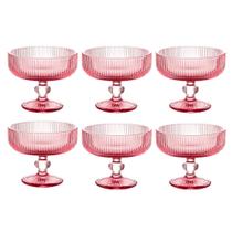 Jogo C/ 6 Taças de Sobremesa Versalhes Rosa 310ml Cozinha Restaurante Mesa Posta Jogo C/ 6 Taças de Sobremesa Versalhes Rosa 310ml Cozinha Restaurante Mesa Posta