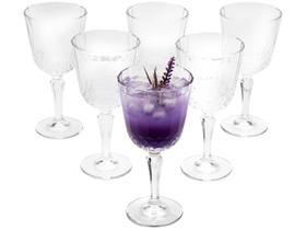 Jogo C/6 Taças de Vidro 300ml Classic Transparente P/ Bebidas e Drinks Jogo C/6 Taças de Vidro 300ml Classic Transparente P/ Bebidas e Drinks