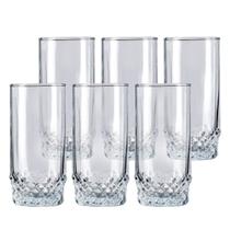 Jogo c/6 Unid Copo 300ml Starlit Long Drink Vidro