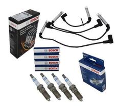 Jogo Cabo E Vela Bosch Fiesta 1.6 2012 Original Bosch Novo F000KE0P10 F00099C142