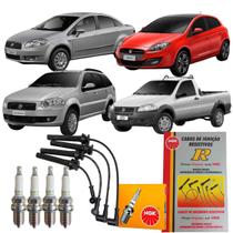 Jogo Cabo e Vela Fiat Motor 1.6 1.8 16v E-torq 2011 2012 Ngk Jogo Cabo e Vela Fiat Motor 1.6 1.8 16v E-torq 2011 2012 Ngk