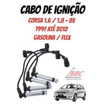 Jogo Cabos De Velas Cabo Ignição Corsa 1.6 / 1.8 - 8V Flex 1997 - 2012 - XS10001