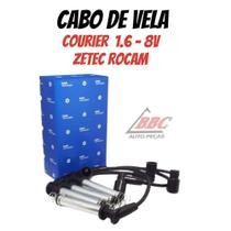Jogo Cabos De Velas Cabo Ignição Courier 1.6 - 8V - Zetec Rocam 1999 em diante - XS10550