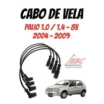 Jogo Cabos De Velas Cabo Ignição Fiat Palio 1.0 /1.4 - 8V - 2004 - 2009 - XS10563