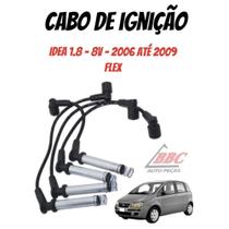 Jogo Cabos De Velas Cabo Ignição Idea 1.8 - 8V Flex 2006 - 2009 - XS10001 Jogo Cabos De Velas Cabo Ignição Idea 1.8 - 8V Flex 2006 - 2009 - XS10001