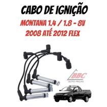 Jogo Cabos De Velas Cabo Ignição Montana 1.4 / 1.8 - 8V Flex 2004 - 2012 - XS10001 Jogo Cabos De Velas Cabo Ignição Montana 1.4 / 1.8 - 8V Flex 2004 - 2012 - XS10001