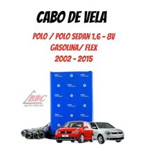 Jogo Cabos De Velas Cabo Ignição Polo/ Polo Sedan 1.6 - 8V - 2002 - 2015 - XS10554