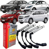 Jogo Cabos de Velas Cobalt Onix Prisma Spin NGK