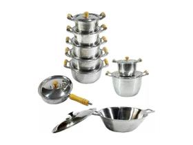 Jogo Caçarola,Frigideira,Caldeirões e Tacho Alumínio Fundido Jogo Caçarola,Frigideira,Caldeirões e Tacho Alumínio Fundido
