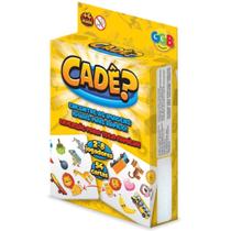 Jogo Cadê 54 Cartas Raciocínio Diversão Crianças Família Achei Animais Tapa Certo GGBgb
