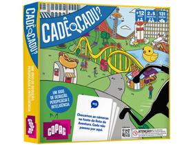 Jogo Cadê o Cadu Tabuleiro Copag