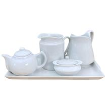 Jogo Café e Chá 5 peças Mesa posta - Porcelana Branca (2) Jogo Café e Chá 5 peças Mesa posta - Porcelana Branca (2)