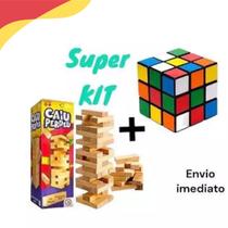 Jogo caiu perdeu 54 peças pais e filho +cubo mágico Jogo caiu perdeu 54 peças pais e filho +cubo mágico