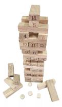 Jogo caiu perdeu madeira blocks jenga classico cai cai