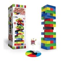 Jogo caiu perdeu pro torre de empilhar jenga 45 pçs e roleta 790694 pais e filhos