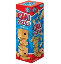 Jogo Caiu Perdeu Torre De Madeira Jenga Equilíbrio Infantil