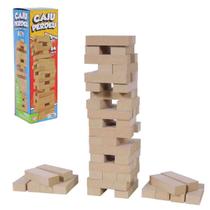 Jogo Caiu Perdeu Torre Madeira Família Amigos 54 Peças Mdf Jogo Caiu Perdeu Torre Madeira Família Amigos 54 Peças Mdf