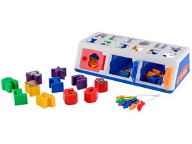 Jogo Caixa Encaixa Letras e Números Baby