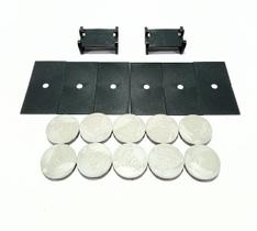 Jogo Calço Anti-Ruído Molejo Traseiro Ford F250 98/11 Jogo Calço Anti-Ruído Molejo Traseiro Ford F250 98/11