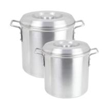 Jogo Caldeirão Alumínio Grosso p/ hotel N 24 e 28 cm