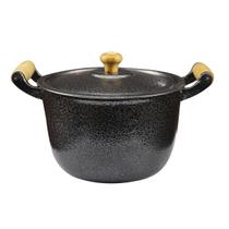 Jogo Caldeirão e Panela Caçarola Aluminio Fundido Craqueado