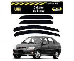 Jogo calha defletor chuva chevrolet prisma 1.0 1.4 2010 a 2012 - ECOFLEX