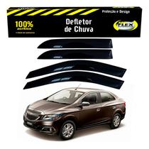 Jogo Calha Defletor Chuva Chevrolet Prisma 1.0 2013 A 2016