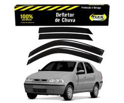 Jogo calha defletor chuva fiat siena 1.0 1.3 1.5 2002 a 2004 - ECOFLEX