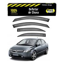 Jogo Calha Defletor Chuva New Civic 1.8 2007 A 2011 Jogo Calha Defletor Chuva New Civic 1.8 2007 A 2011