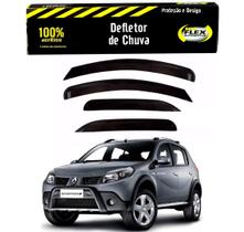 Jogo calha defletor chuva renault sandero stepway 1.6 2007 a 2014 - ECOFLEX