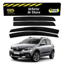 Jogo calha defletor chuva renault sandero stepway 1.6 2023 a 2024